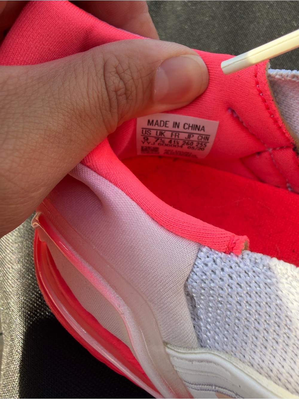 Women’s ADIDAS Ultraboost White and Pink - Picture 5 of 5